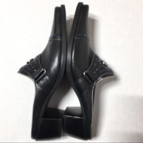 Franco Sarto Western Boho Cowgirl Leather Mules - Picture 8 of 8